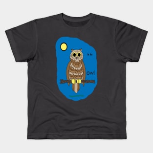o is for owl Kids T-Shirt